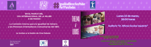 Sesión de Cine Debate "THELMA & LOUISE" @ Auditorio “Dr. Alfonso Escobar Izquierdo”
